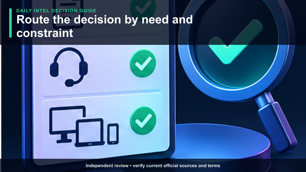 Decision tree routing a Bark Parental Controls reader toward verify, compare, proceed cautiously, or stop.