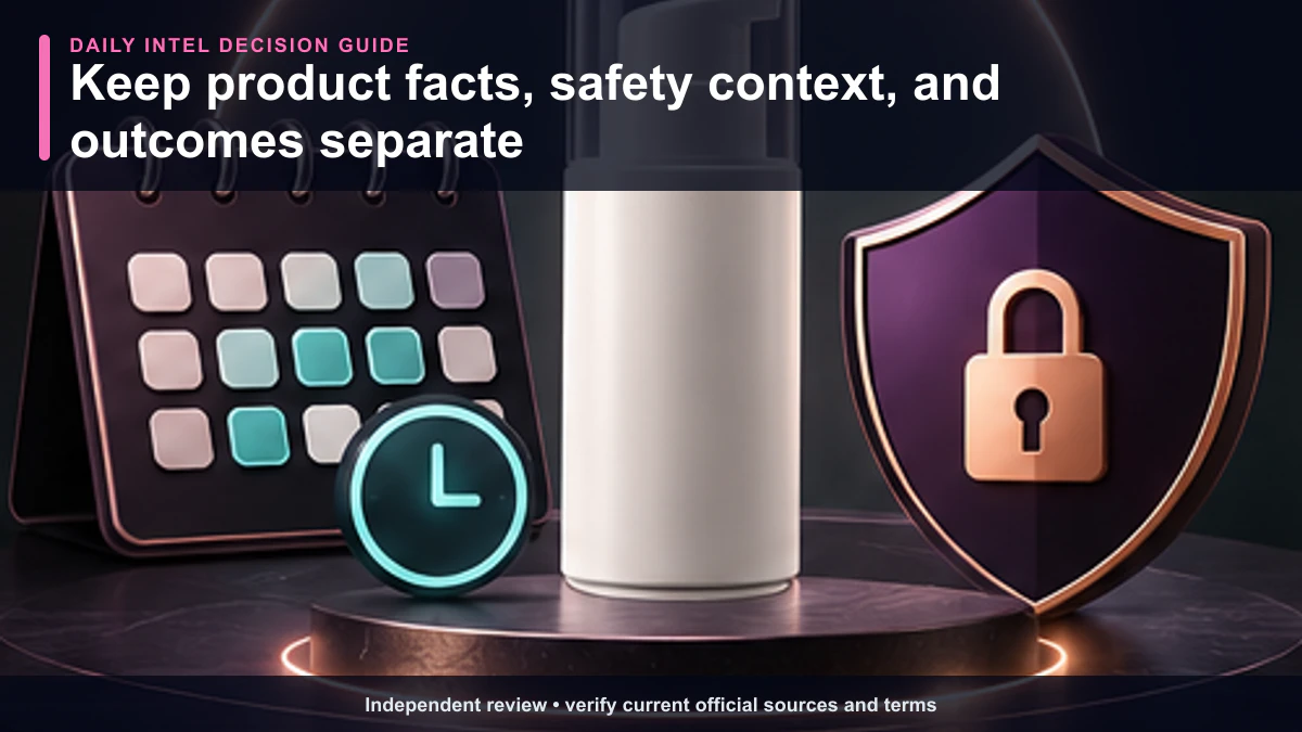 Safety boundary separating verified Strut O Cream facts, professional context, and unresolved outcome claims.